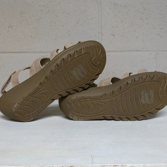 Skechers Women's Suede Peep Top Strappy Adjustable Sling Back Platform Sandal 9 - Picture 8 of 8